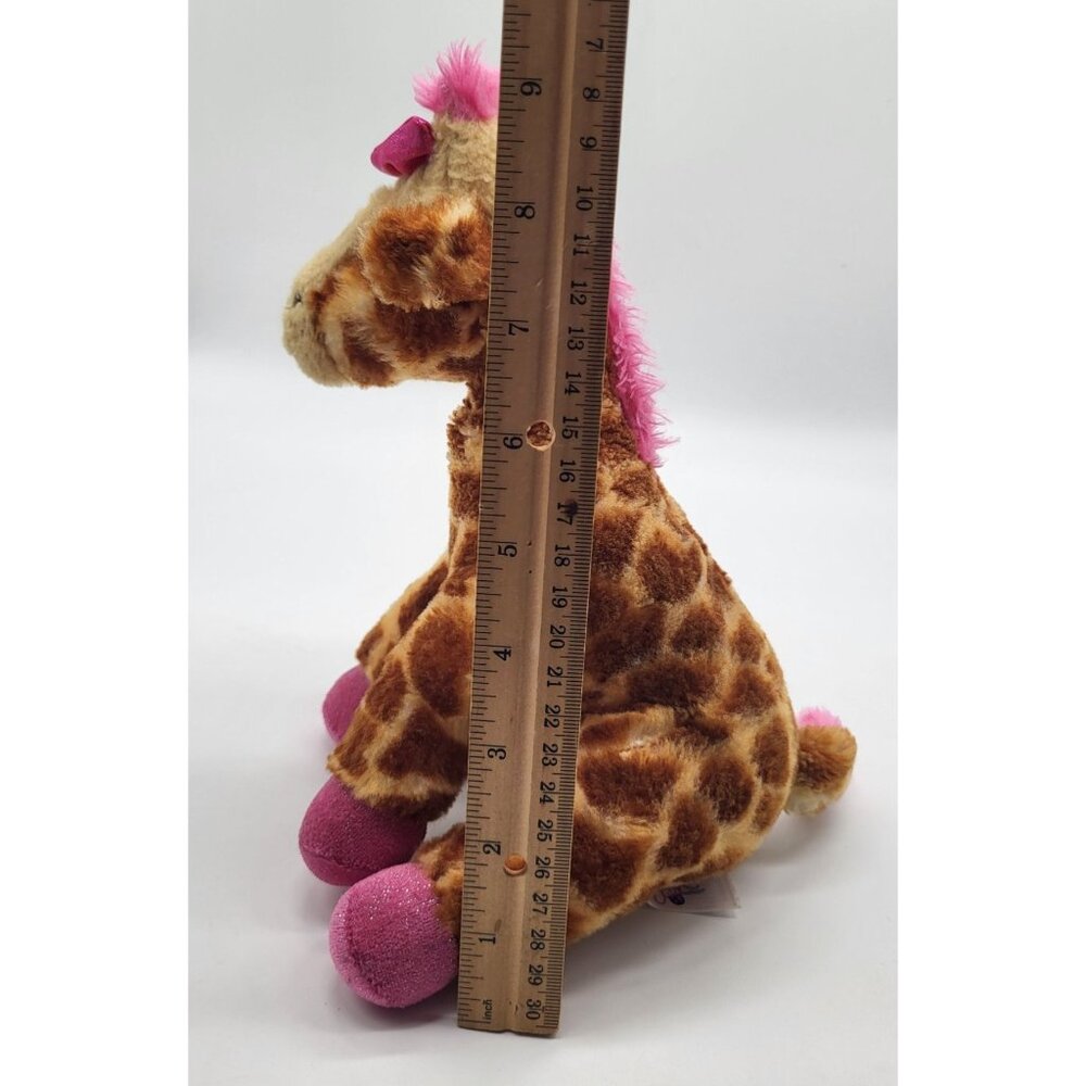 Aurora World Girlz Nation Giraffe Plush Stuffed Animal Toy Pink Brown 2016 - Picture 10 of 11
